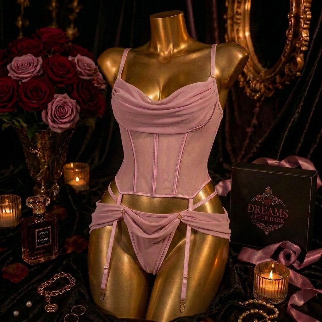 The Crown Jewel Corset Garter Set