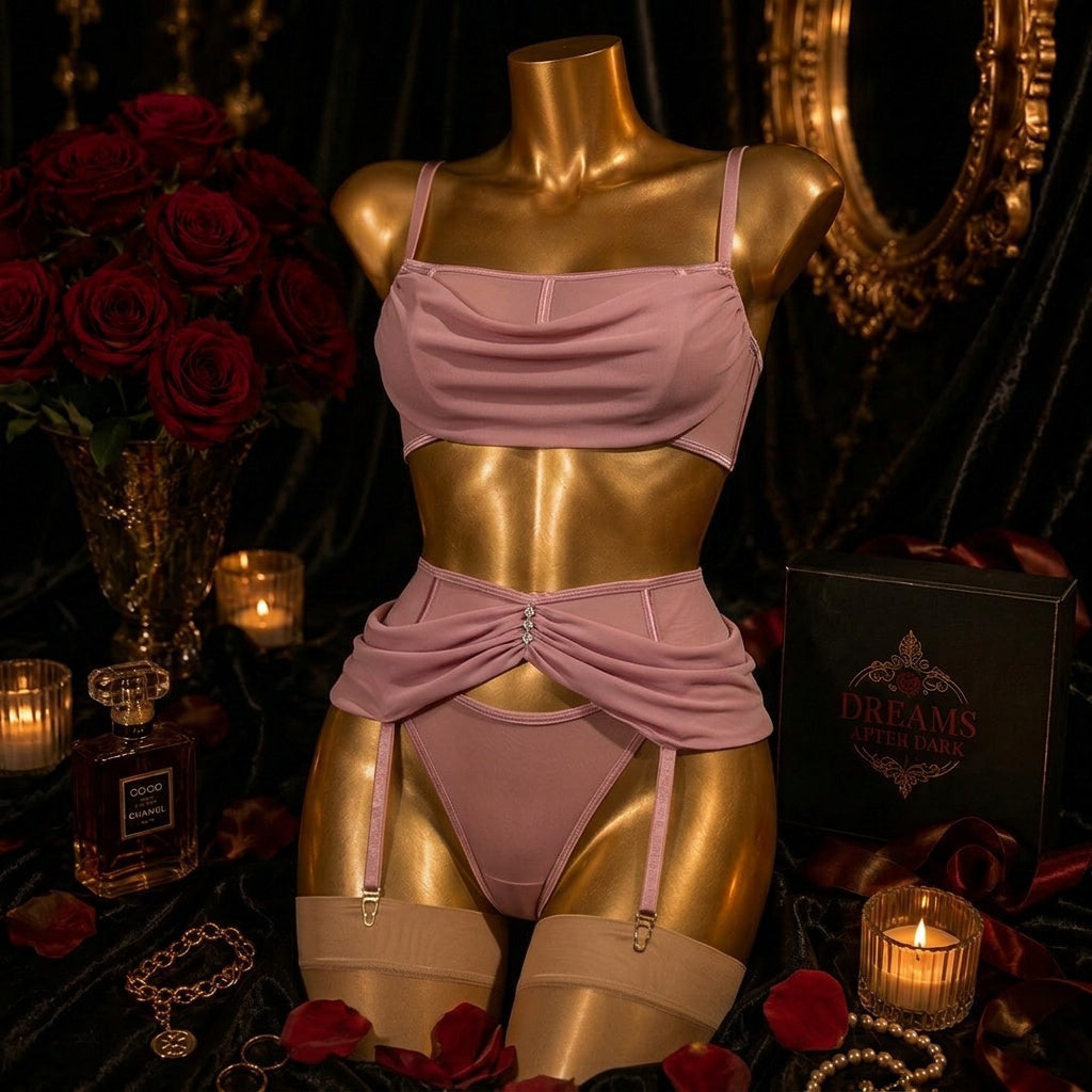 Sovereign Drape Garter Set